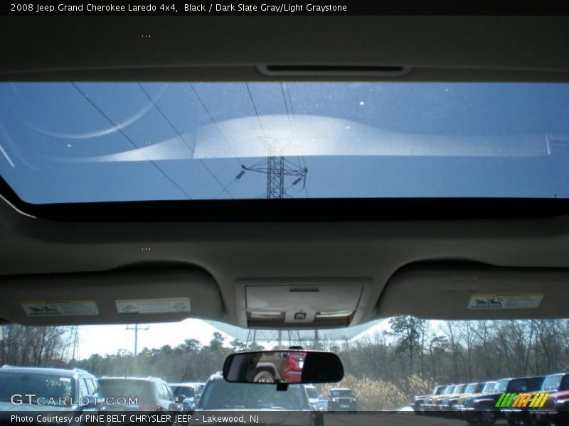 Black / Dark Slate Gray/Light Graystone 2008 Jeep Grand Cherokee Laredo 4x4