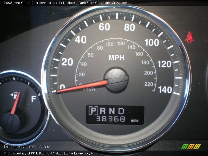 Black / Dark Slate Gray/Light Graystone 2008 Jeep Grand Cherokee Laredo 4x4