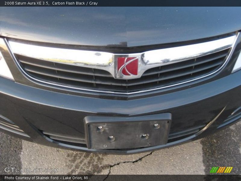 Carbon Flash Black / Gray 2008 Saturn Aura XE 3.5