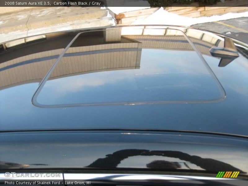 Carbon Flash Black / Gray 2008 Saturn Aura XE 3.5