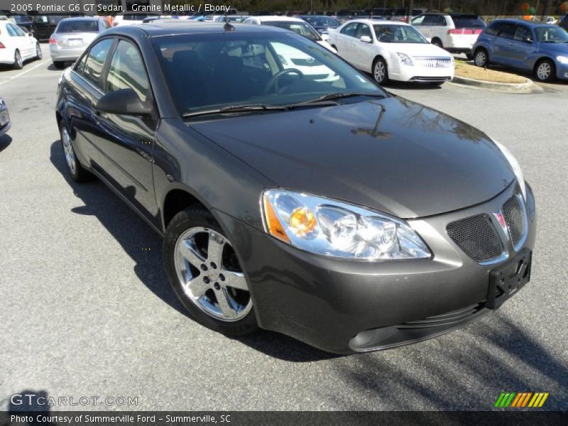 Granite Metallic / Ebony 2005 Pontiac G6 GT Sedan