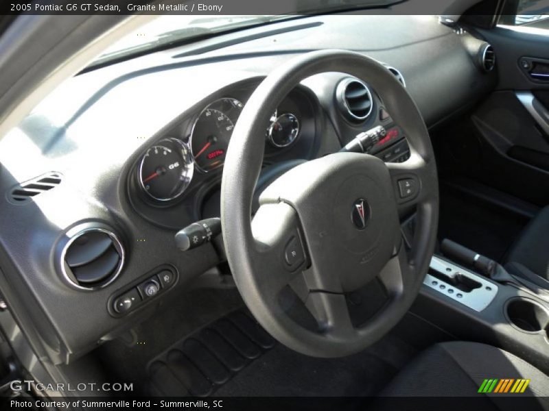 Granite Metallic / Ebony 2005 Pontiac G6 GT Sedan