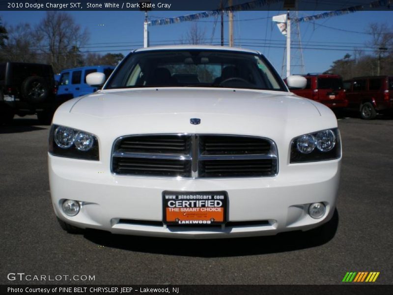 Stone White / Dark Slate Gray 2010 Dodge Charger SXT