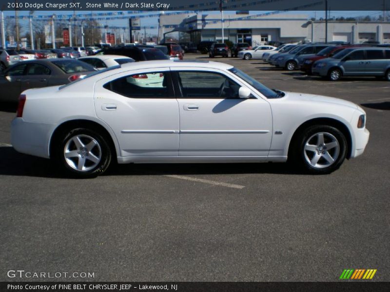Stone White / Dark Slate Gray 2010 Dodge Charger SXT