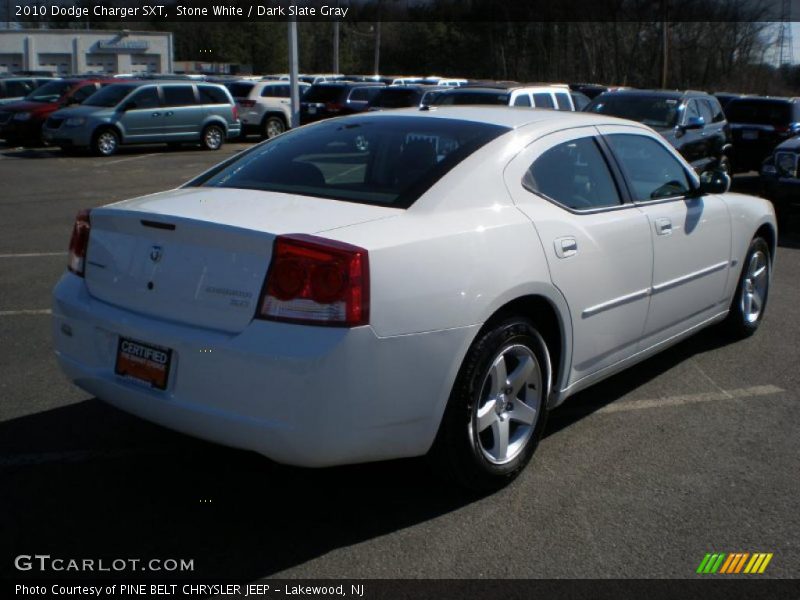 Stone White / Dark Slate Gray 2010 Dodge Charger SXT