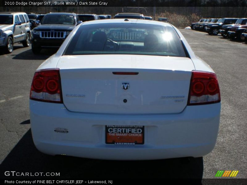 Stone White / Dark Slate Gray 2010 Dodge Charger SXT