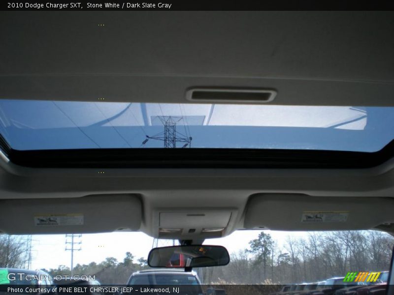 Stone White / Dark Slate Gray 2010 Dodge Charger SXT