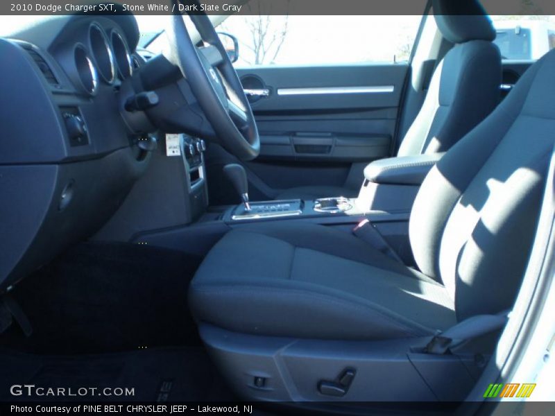 Stone White / Dark Slate Gray 2010 Dodge Charger SXT