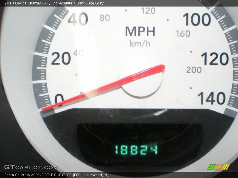 Stone White / Dark Slate Gray 2010 Dodge Charger SXT