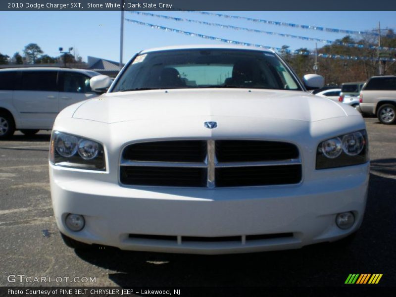 Stone White / Dark Slate Gray 2010 Dodge Charger SXT