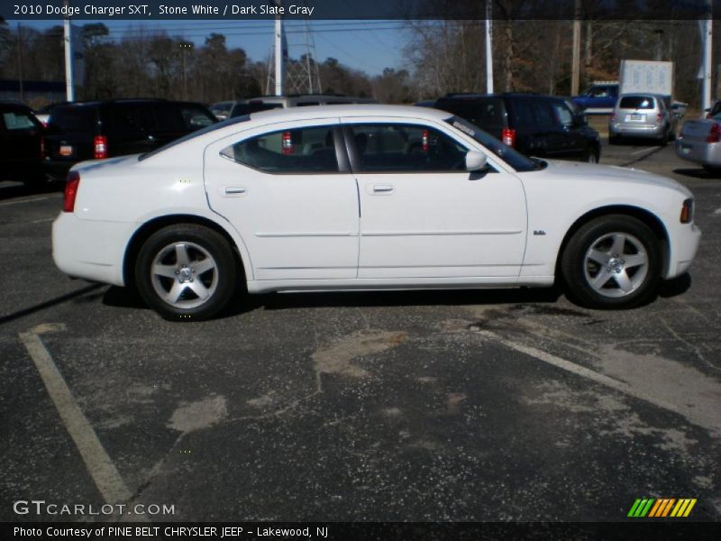 Stone White / Dark Slate Gray 2010 Dodge Charger SXT