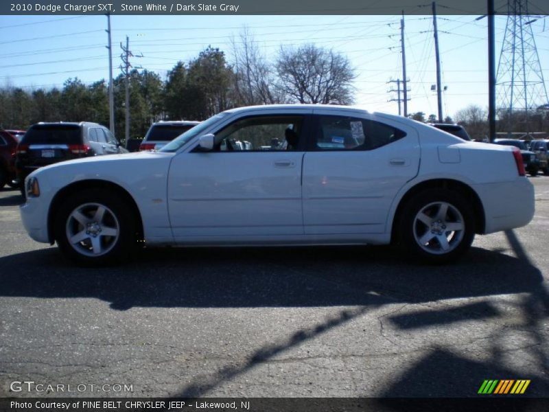 Stone White / Dark Slate Gray 2010 Dodge Charger SXT