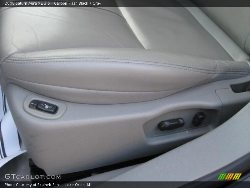 Carbon Flash Black / Gray 2008 Saturn Aura XE 3.5
