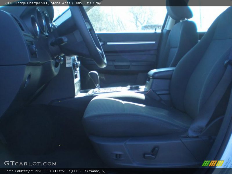 Stone White / Dark Slate Gray 2010 Dodge Charger SXT