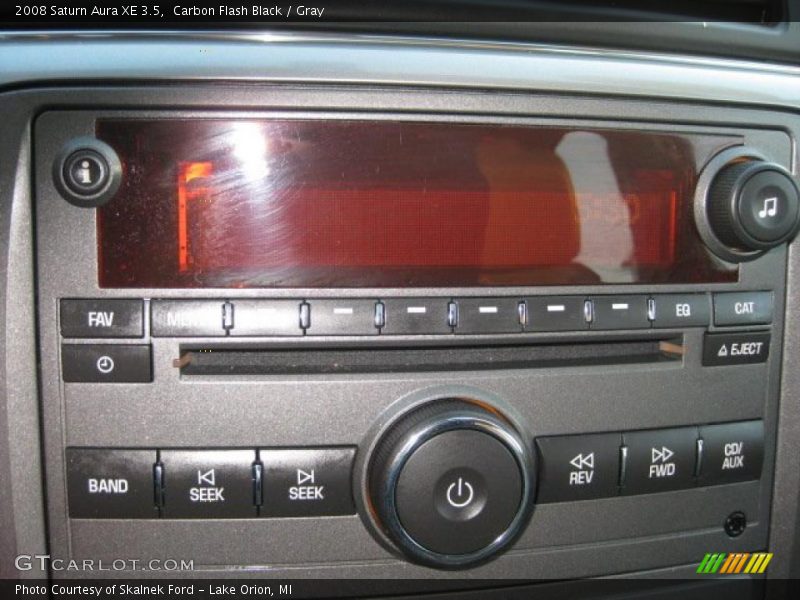 Carbon Flash Black / Gray 2008 Saturn Aura XE 3.5
