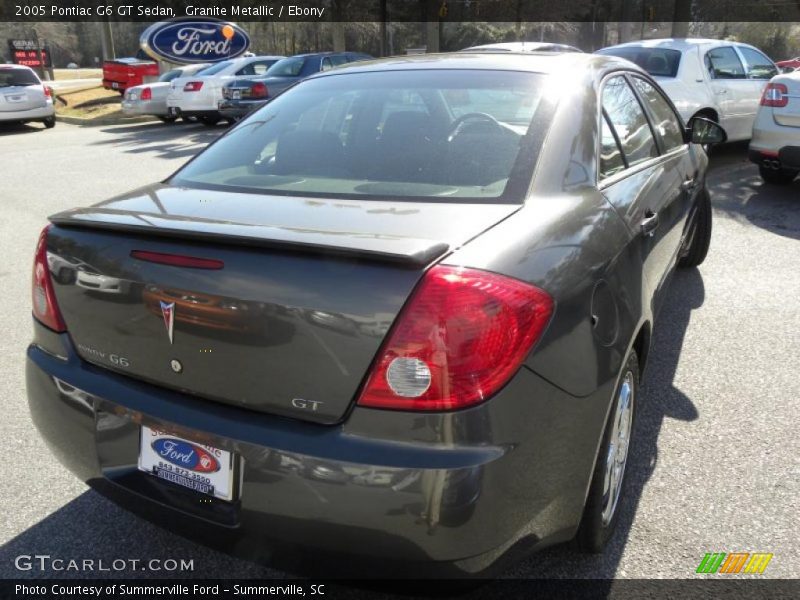 Granite Metallic / Ebony 2005 Pontiac G6 GT Sedan