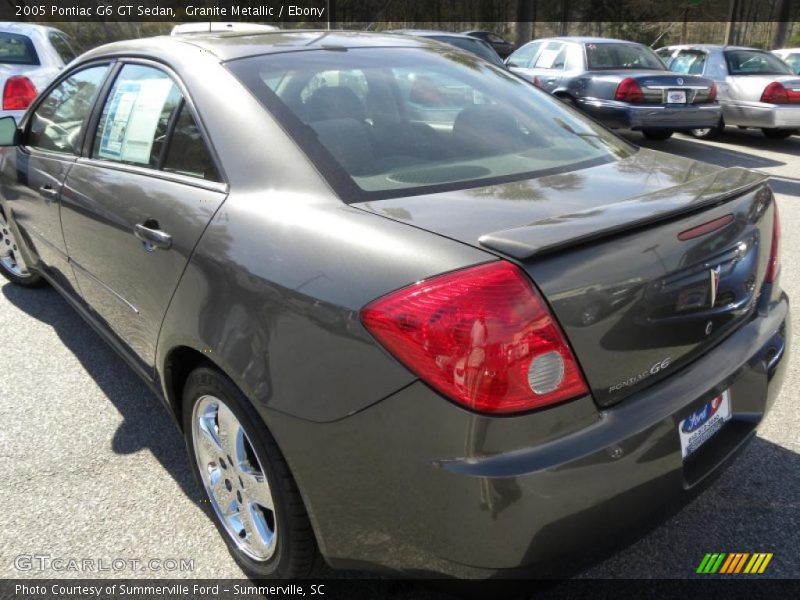 Granite Metallic / Ebony 2005 Pontiac G6 GT Sedan