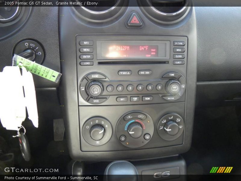 Granite Metallic / Ebony 2005 Pontiac G6 GT Sedan
