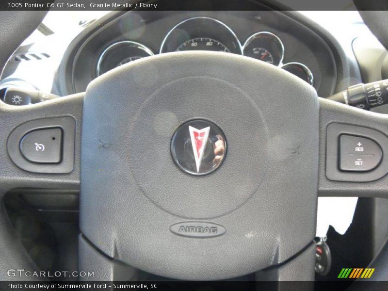 Granite Metallic / Ebony 2005 Pontiac G6 GT Sedan