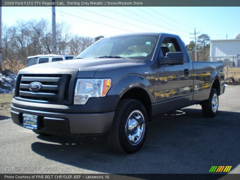 Sterling Grey Metallic / Stone/Medium Stone 2009 Ford F150 STX Regular Cab