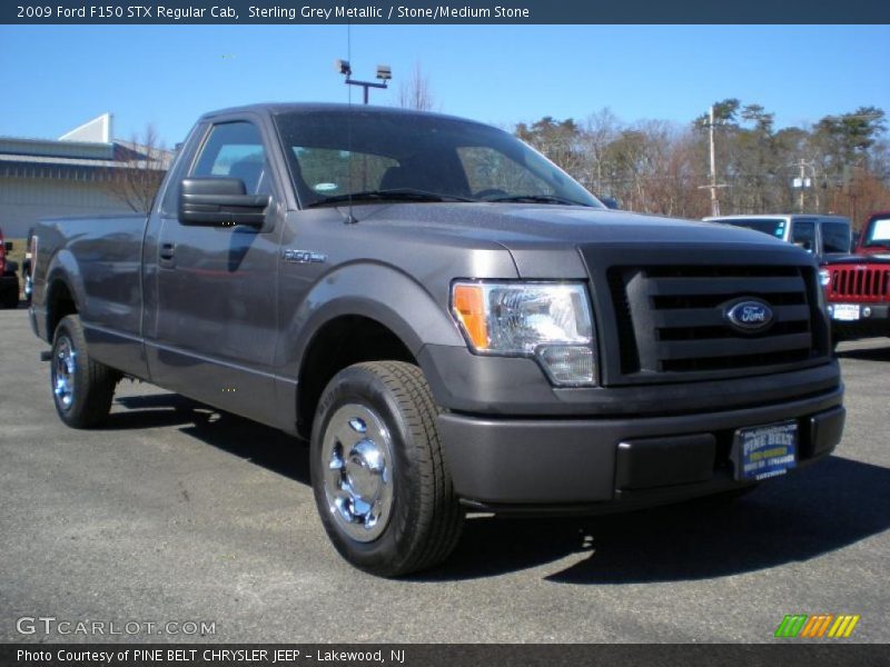 Sterling Grey Metallic / Stone/Medium Stone 2009 Ford F150 STX Regular Cab