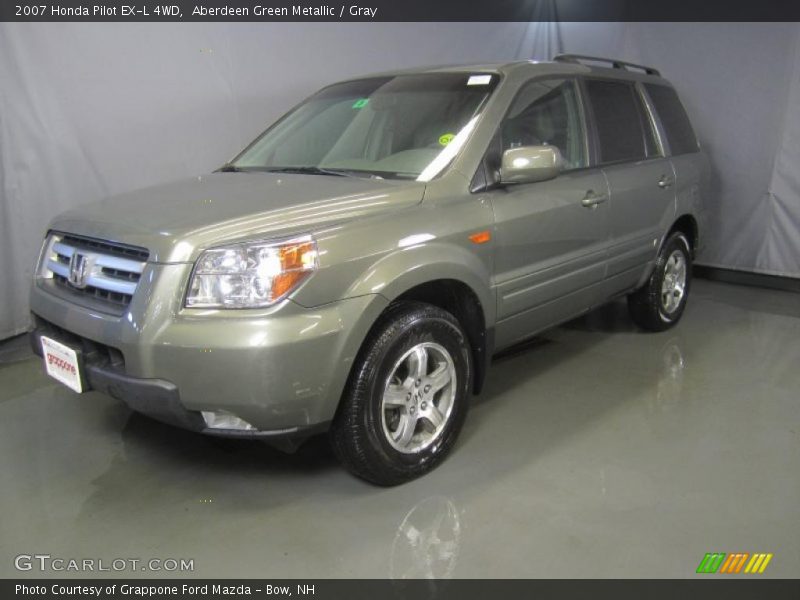 Aberdeen Green Metallic / Gray 2007 Honda Pilot EX-L 4WD