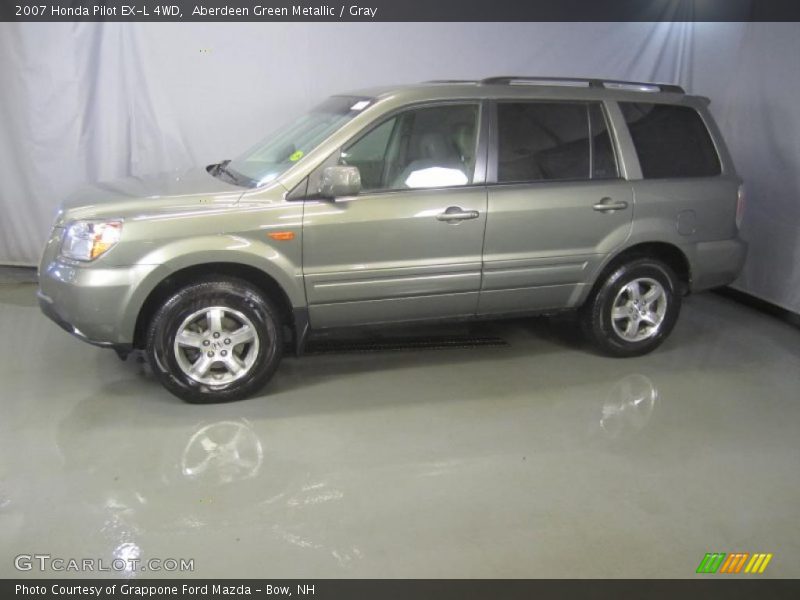 Aberdeen Green Metallic / Gray 2007 Honda Pilot EX-L 4WD