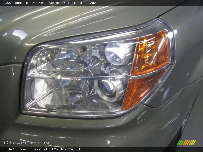 Aberdeen Green Metallic / Gray 2007 Honda Pilot EX-L 4WD