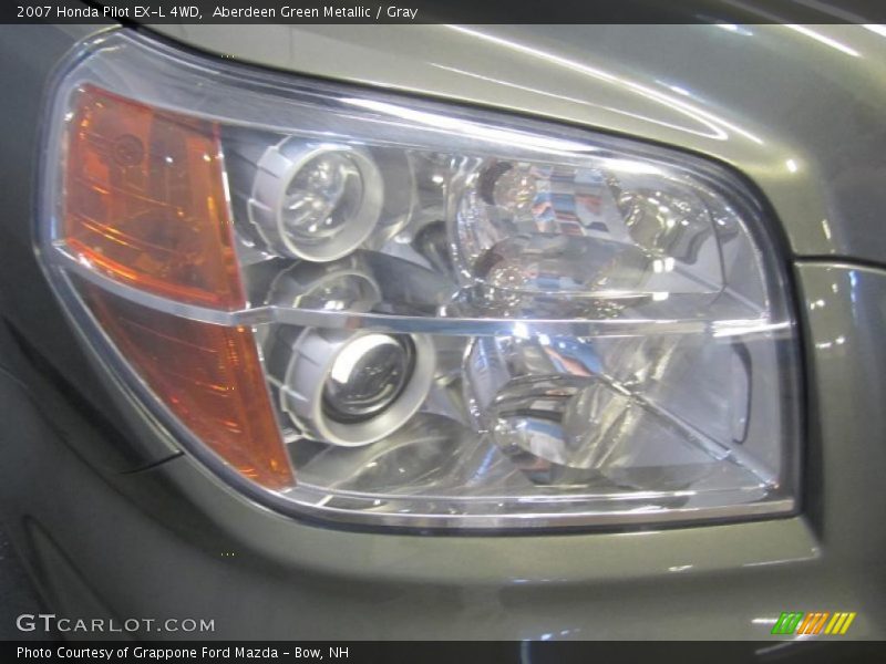 Aberdeen Green Metallic / Gray 2007 Honda Pilot EX-L 4WD