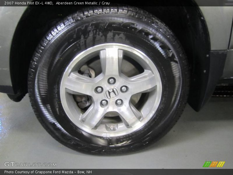 Aberdeen Green Metallic / Gray 2007 Honda Pilot EX-L 4WD