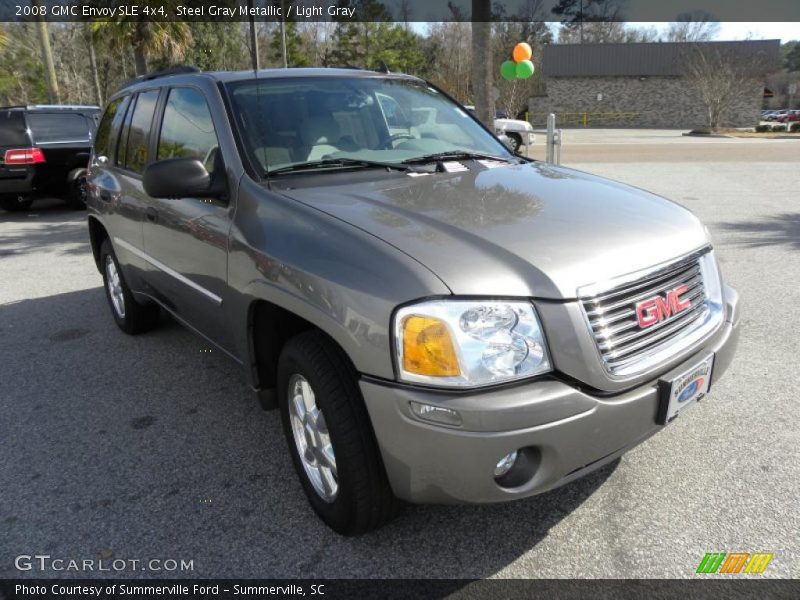 Steel Gray Metallic / Light Gray 2008 GMC Envoy SLE 4x4