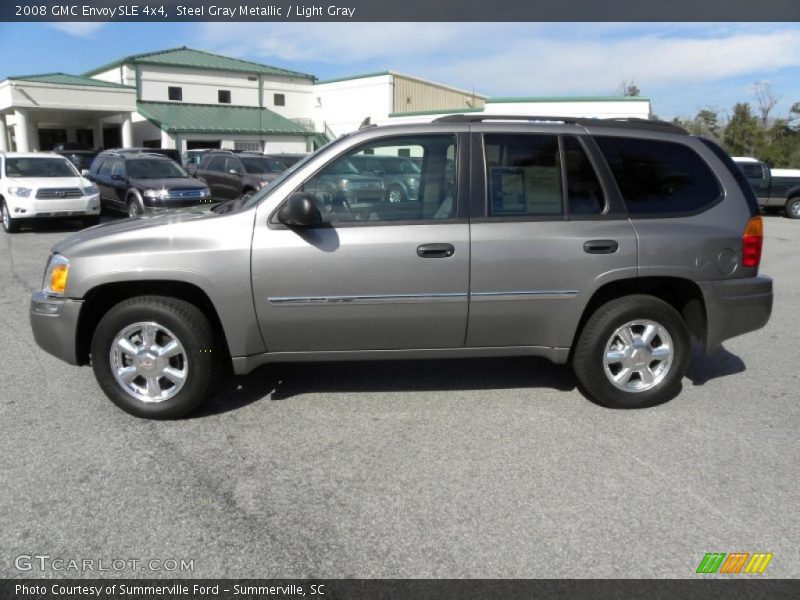 Steel Gray Metallic / Light Gray 2008 GMC Envoy SLE 4x4