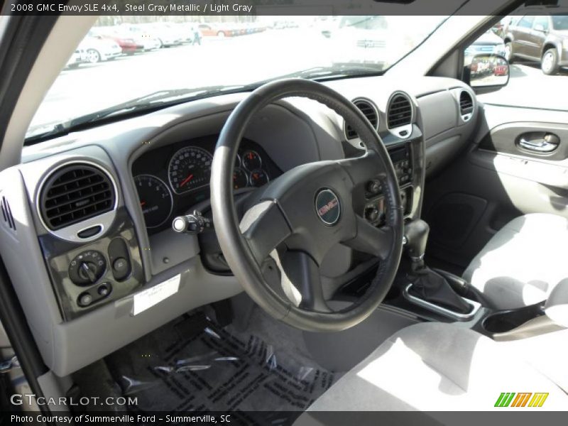 Steel Gray Metallic / Light Gray 2008 GMC Envoy SLE 4x4
