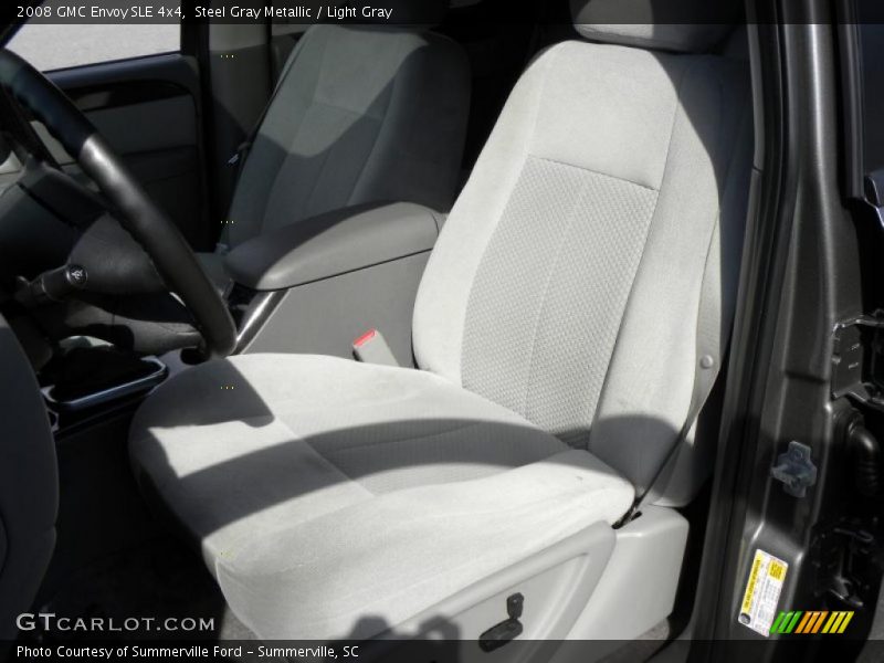 Steel Gray Metallic / Light Gray 2008 GMC Envoy SLE 4x4