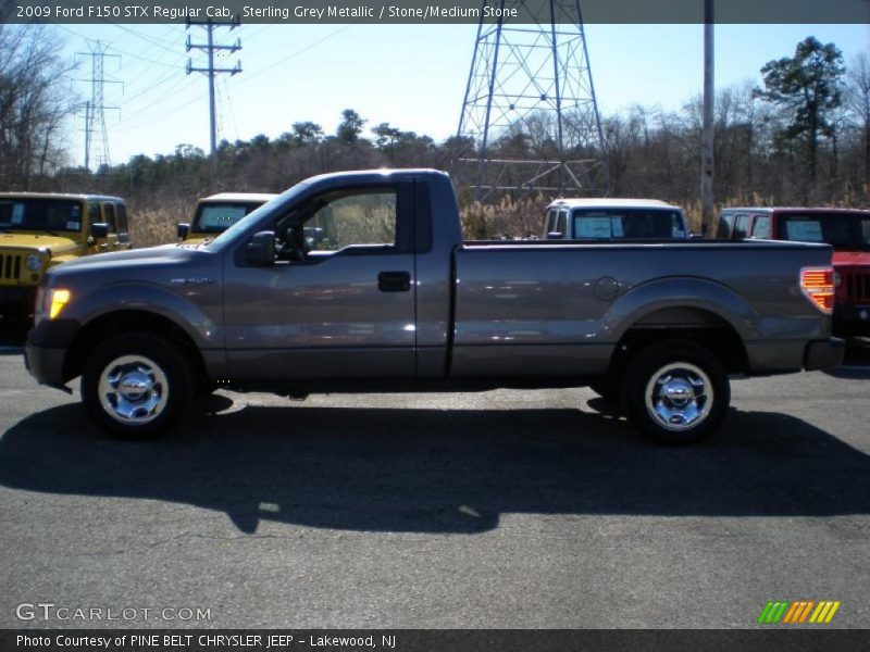 Sterling Grey Metallic / Stone/Medium Stone 2009 Ford F150 STX Regular Cab