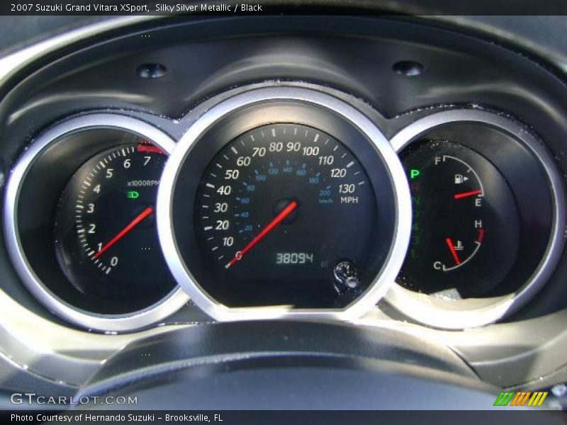 Silky Silver Metallic / Black 2007 Suzuki Grand Vitara XSport