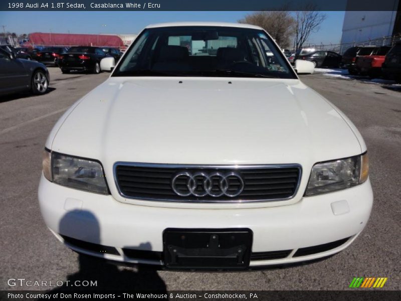 Casablanca White / Ecru 1998 Audi A4 1.8T Sedan