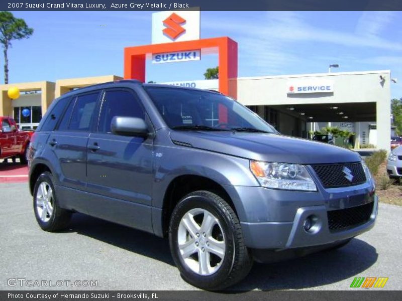 Azure Grey Metallic / Black 2007 Suzuki Grand Vitara Luxury