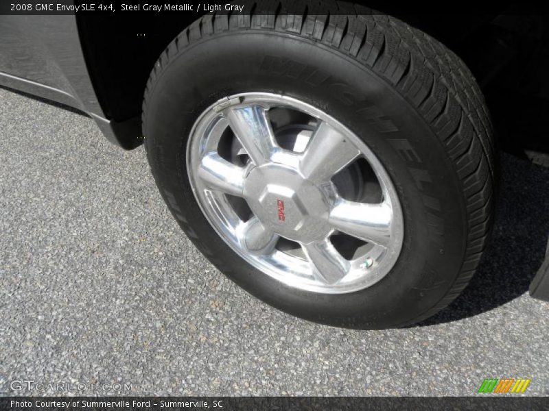 Steel Gray Metallic / Light Gray 2008 GMC Envoy SLE 4x4