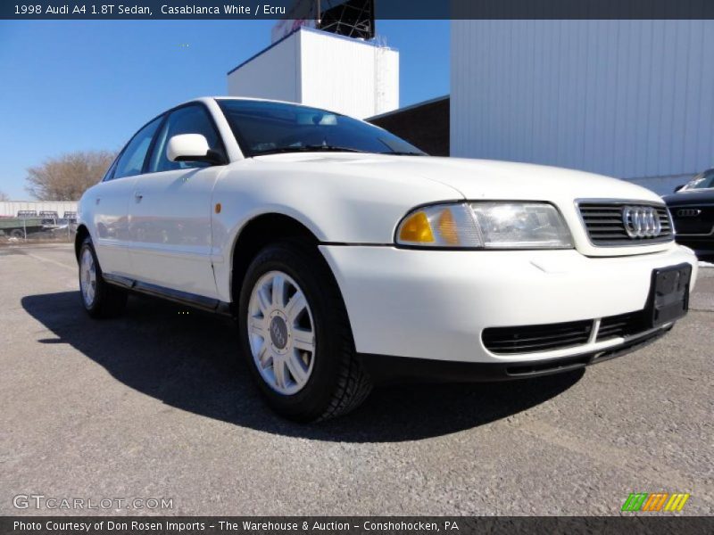 Casablanca White / Ecru 1998 Audi A4 1.8T Sedan