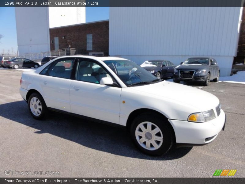Casablanca White / Ecru 1998 Audi A4 1.8T Sedan