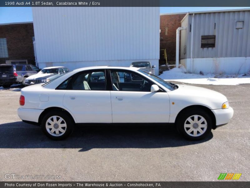Casablanca White / Ecru 1998 Audi A4 1.8T Sedan