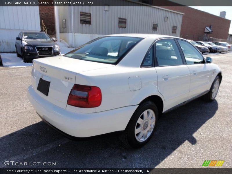 Casablanca White / Ecru 1998 Audi A4 1.8T Sedan