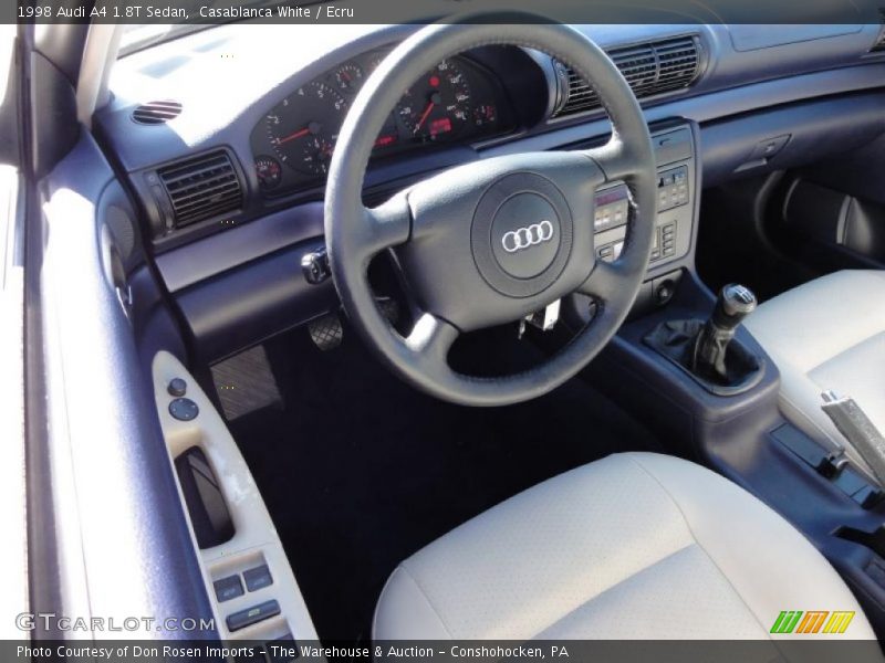 Casablanca White / Ecru 1998 Audi A4 1.8T Sedan