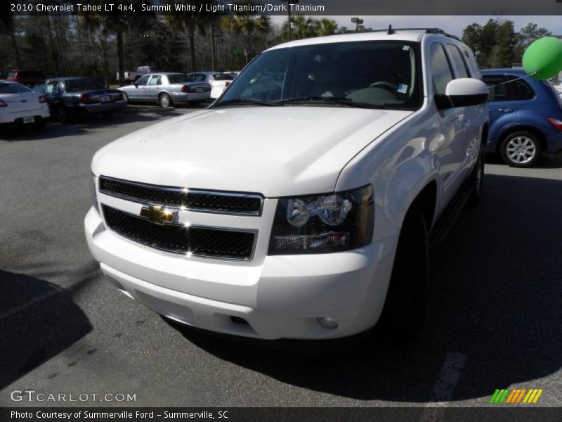 Summit White / Light Titanium/Dark Titanium 2010 Chevrolet Tahoe LT 4x4