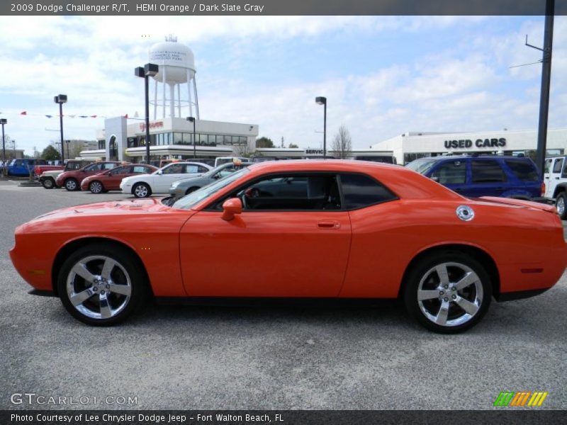 HEMI Orange / Dark Slate Gray 2009 Dodge Challenger R/T