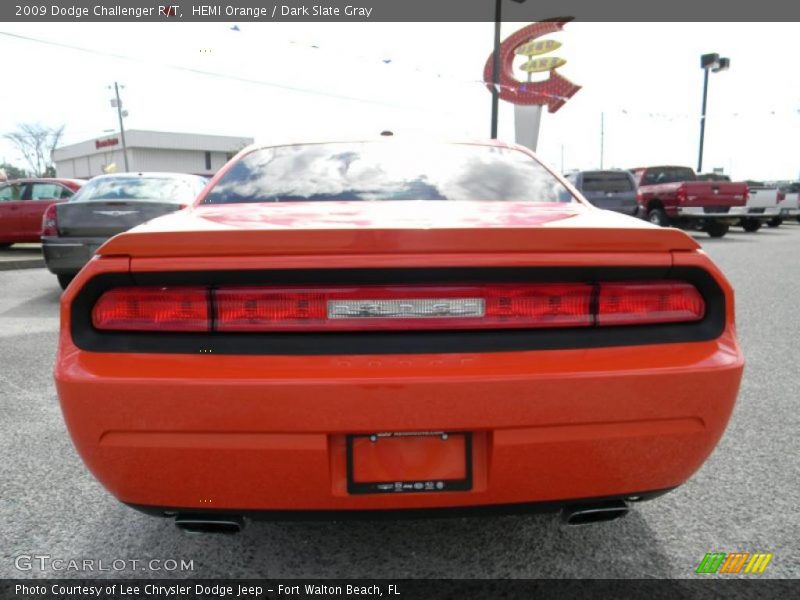 HEMI Orange / Dark Slate Gray 2009 Dodge Challenger R/T