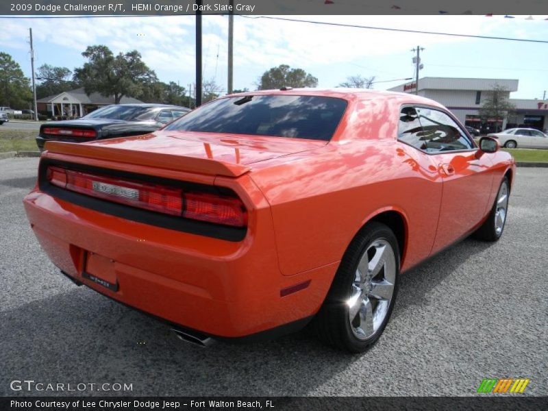 HEMI Orange / Dark Slate Gray 2009 Dodge Challenger R/T