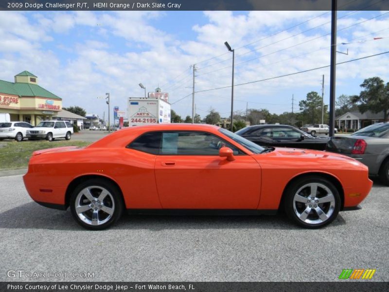 HEMI Orange / Dark Slate Gray 2009 Dodge Challenger R/T
