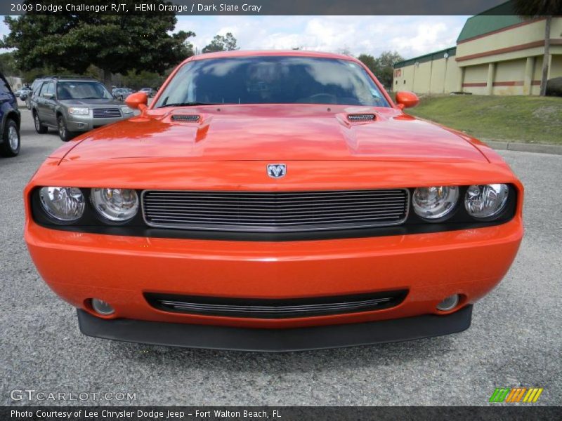 HEMI Orange / Dark Slate Gray 2009 Dodge Challenger R/T